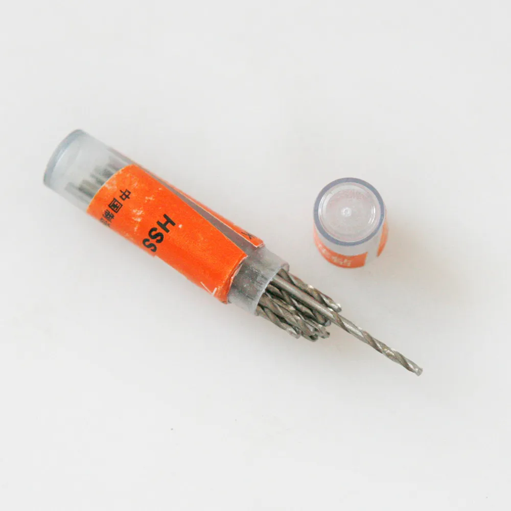 Высокоскоростные стальные спиральные сверла Fixmee 30 шт./компл. Micro HSS 0 8 мм с прямым