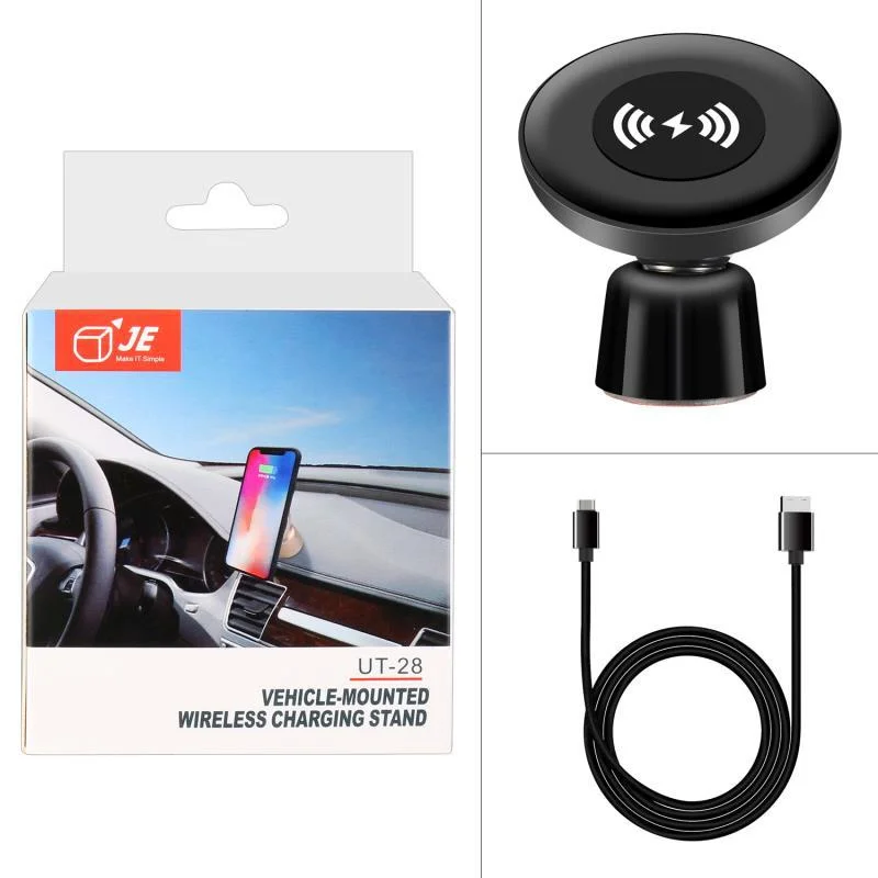 

10W QI Wireless Charger Car Mount For Samsung Fast Charging Bracket For IPhone12 Promax 360 Navigation Phone Holder