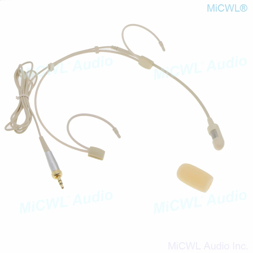 Лучшая бежевая Кардиоидная гарнитура микрофон для Shure ULX Sennheiser HSP6 MiPro AKG Audio Technica