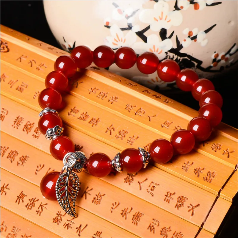 Ювелирные изделия для девочек украшения из бисера в виде натуральных красных