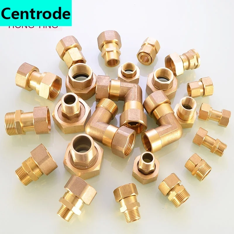 Медный соединитель для счетчика воды 6 точек 4 точки 1 дюйм внутренний и внешний