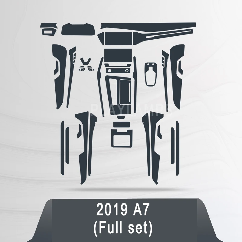 Наклейка для Audi прозрачная рекламная пленка tpu (термополиуретановая пленка)