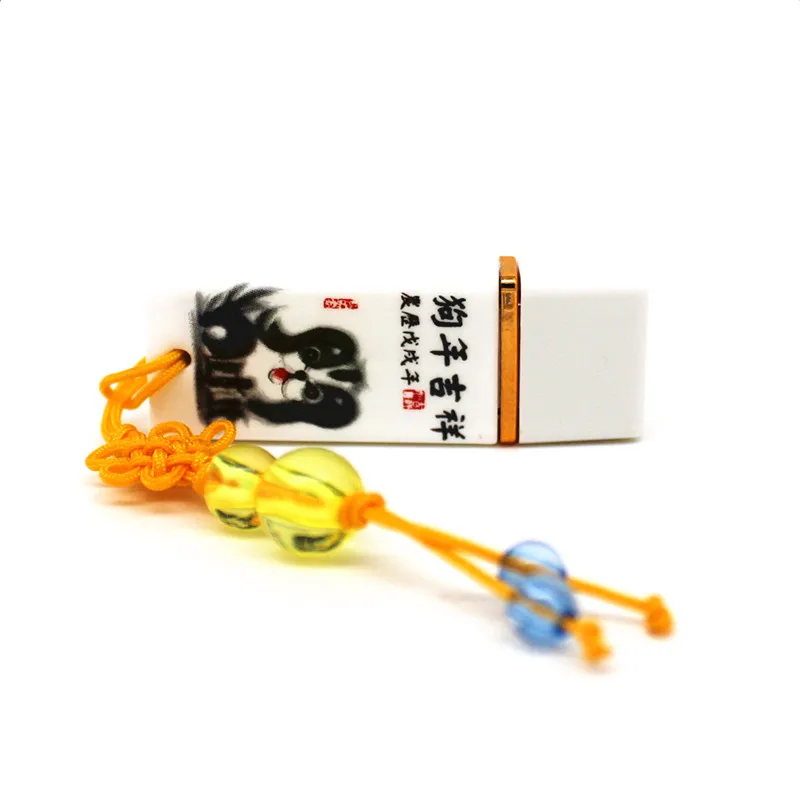 Китайский фарфор для рисования USB флеш-накопитель 64 ГБ керамический Подарочный 4 8