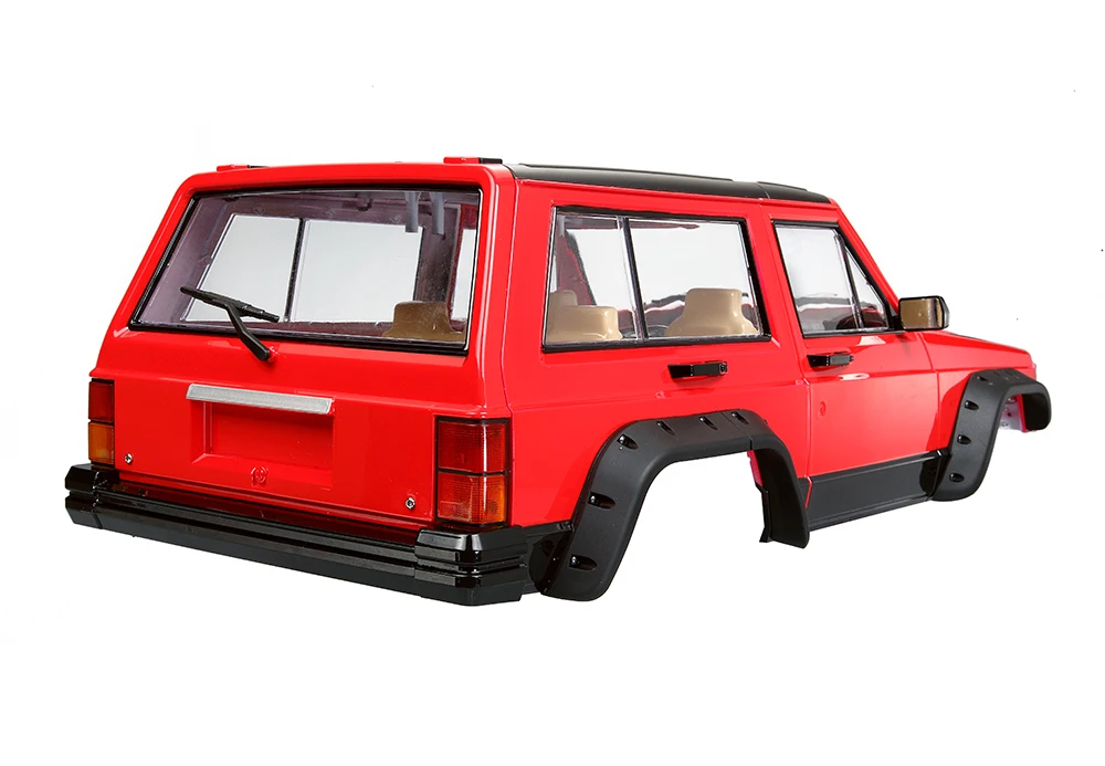 313 мм Колесная база полный Jeep Cherokee XJ жесткого тела комплект для 1/10 RC комплект автомобильных принадлежностей для передней и задней оси SCX10& SCX10 II 90046 Traxxas TRX4