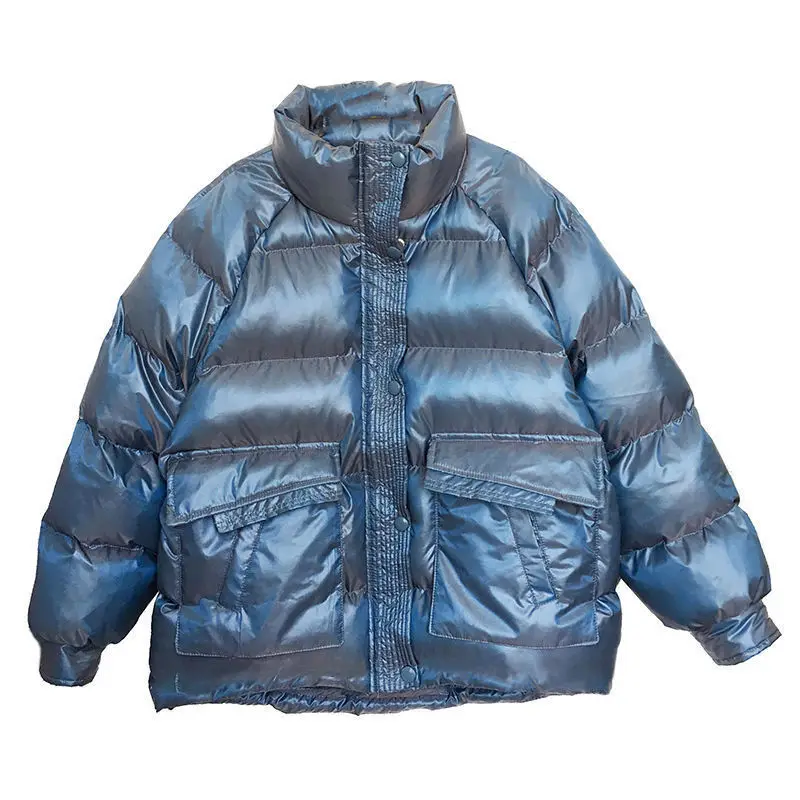 

Bright face plush cotton padded jacket women's winter clothing 2020 new Korean loose thickened bread jacket short cotton padded