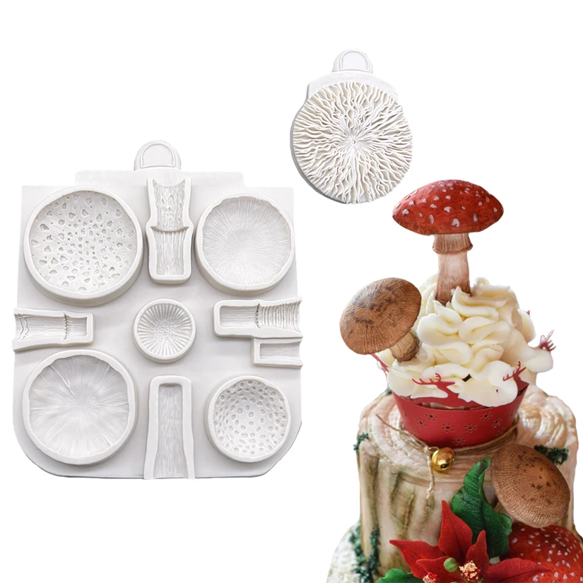 

Mushroom Silicone Cake Baking Mold Sugarcraft Chocolate Cupcake Baking Mould Resin Fondant Cake Decorating Tools