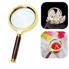 10X Складная ручная лупа, мини Карманный микроскоп, увеличительное стекло для чтения, лупа для фотостудии 80 мм 70 мм