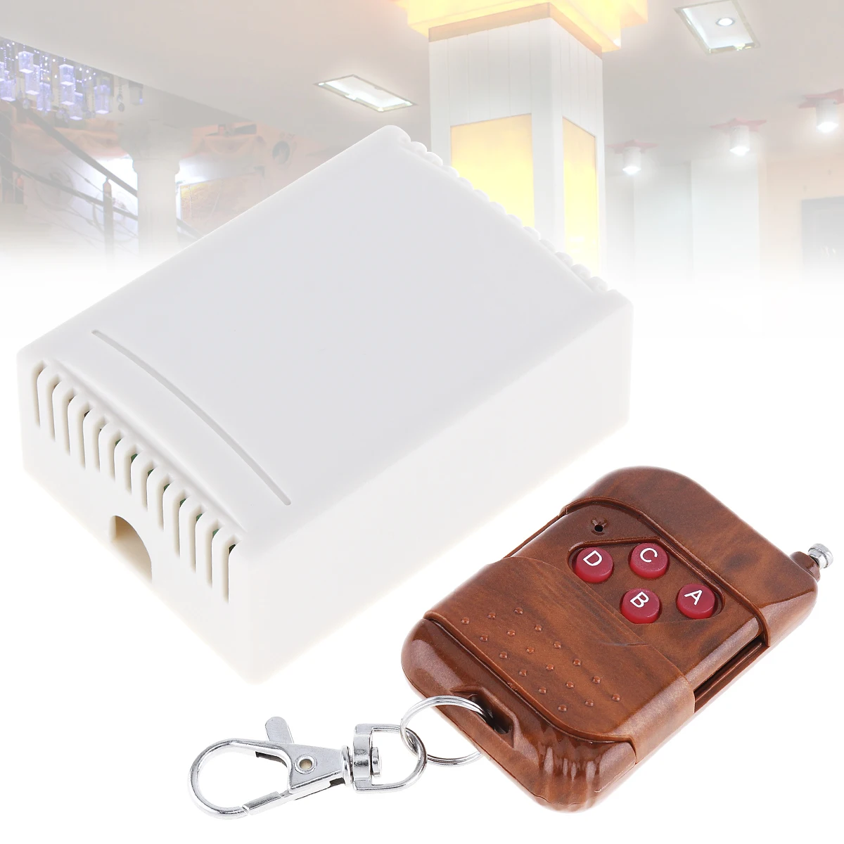 433 МГц Универсальный беспроводной пульт дистанционного управления DC 12 В 4CH