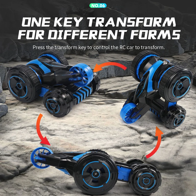 JJRC трансформирующийся Радиоуправляемый автомобиль скоростные трюки авто
