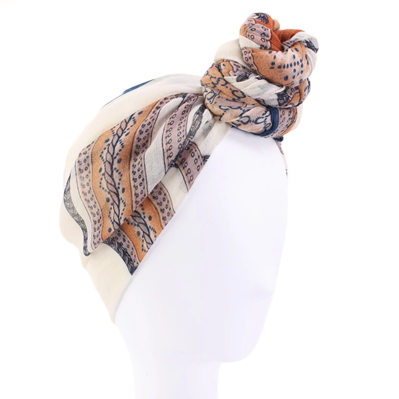 Модный Африканский головной убор с узлом бандана шапка платок повязка на голову