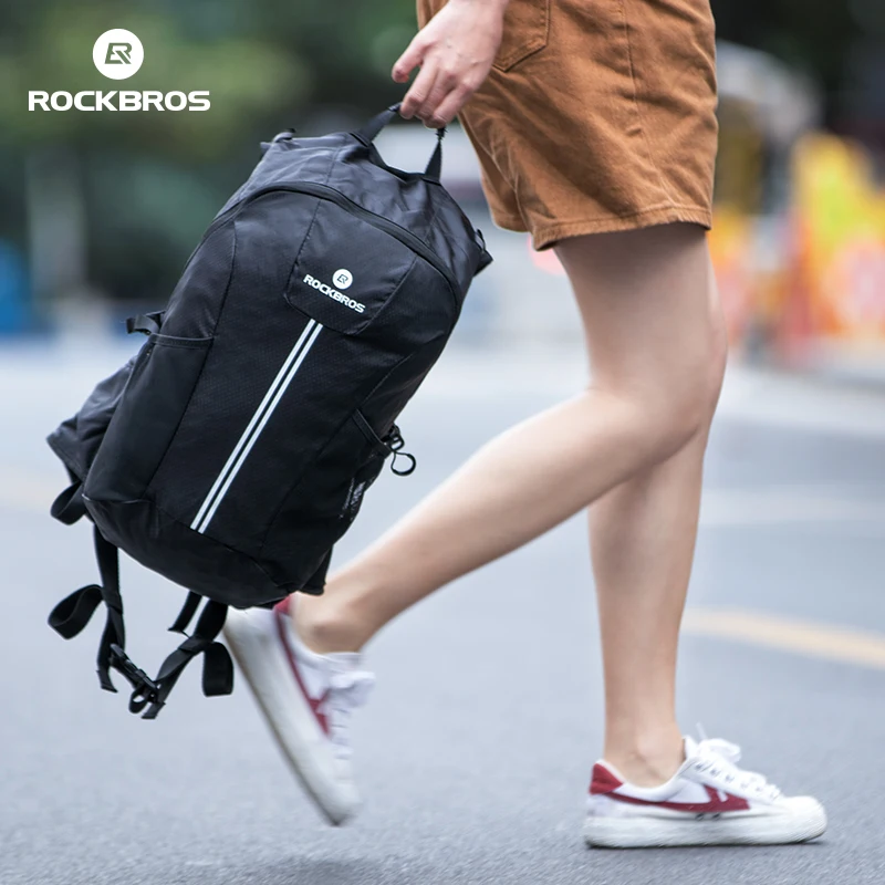 ROCKBROS тактический рюкзак велосипедный непромокаемый спортивные сумки Кемпинг на открытом воздухе путешествия Туризм альпинистские сумки дышащие высокой емкости