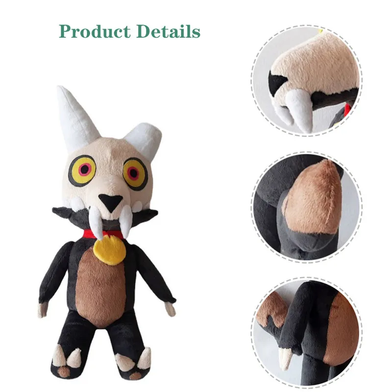 

30cm The King of The Owl House Plush Toy Cute Cartoon Doll Big Bad Wolf Soft Stuffed Plush Doll Birthday Gift Toys for Children