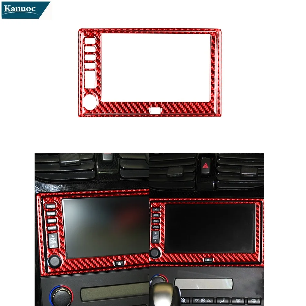 

Автомобильные аксессуары украшение интерьера наклейки из углеродного волокна для Chevrolet Corvette C6 2005-2007 Панель навигации A 2 шт.