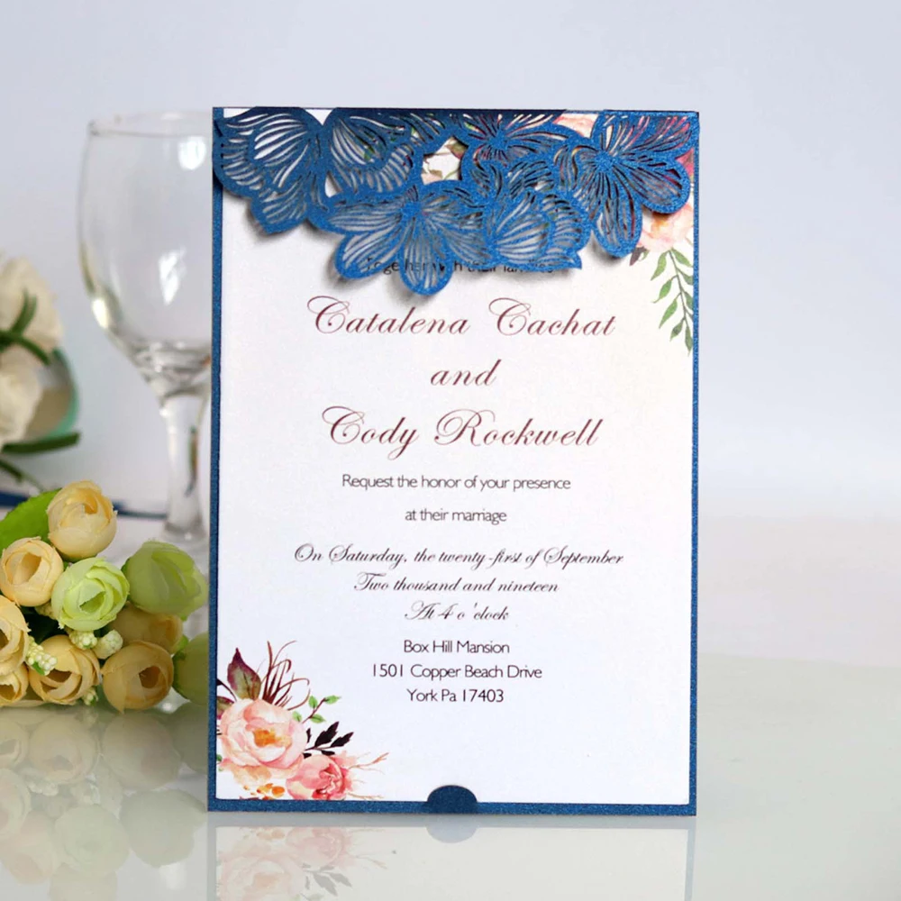 10 шт пустотелые пригласительные карты карманные Свадебные праздничные бизнес