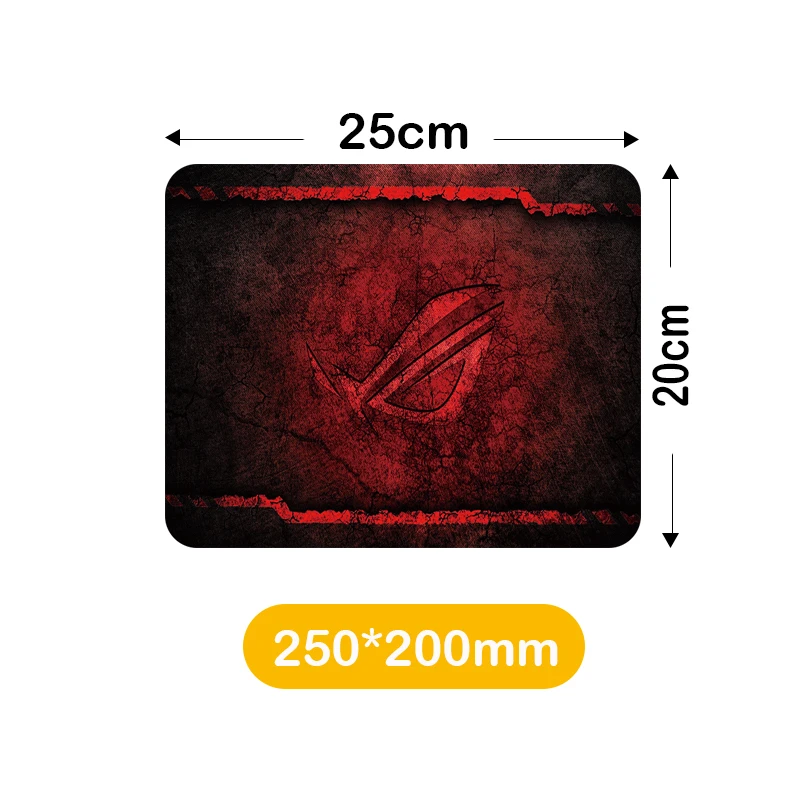 Игровой коврик для мыши Pbpad ASUS большой 90x40 с закругленными краями геймеров XXL Ruber