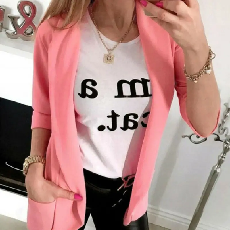 

hirigin Womens Overcoat Woolen Coat Ladies Winter Office Ladies Casual Fashion Long Jacket Plus Size