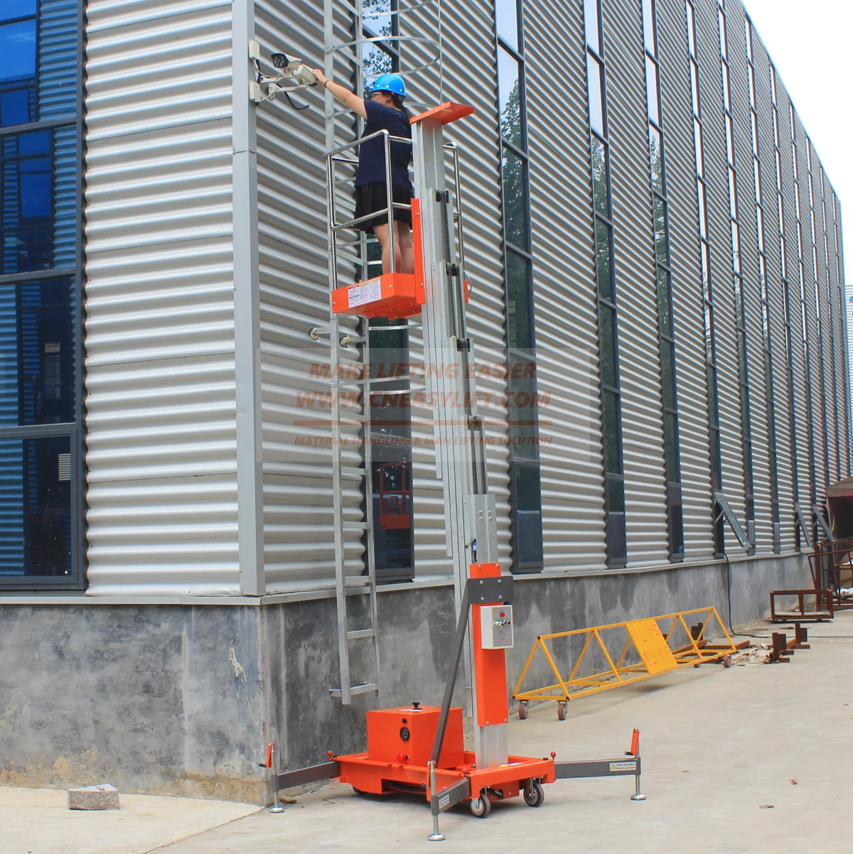 8 м алюминиевый персональный Лифт воздушный рабочий |