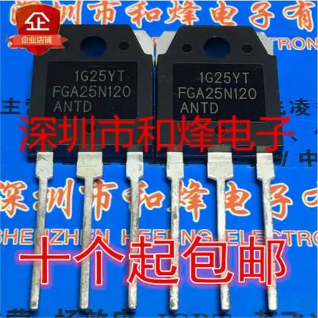 

Бесплатная доставка 20 шт FGA25N120ANTD TO-3P 1200V 25A
