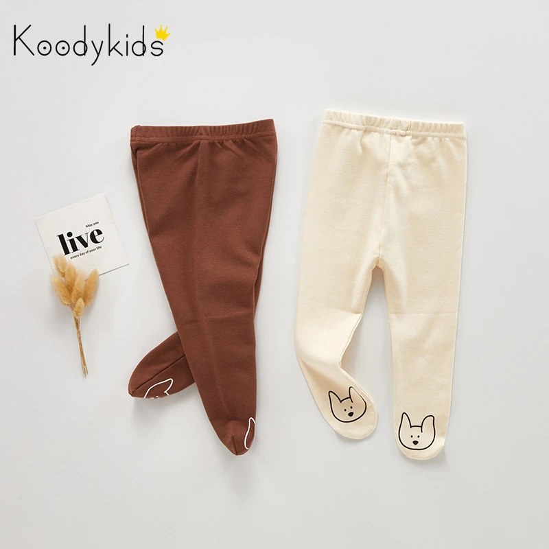 Koodykids/Новинка 2020 года штаны для малышей весенне осенние леггинсы модные