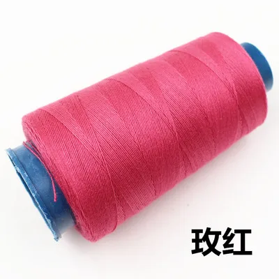 Rose 20 S/3 высокоскоростная катушка многоцветная швейная нить 1400Y промышленная швейная нить для машины, используется: плотная ткань/Деним/джинсы/холст - Цвет: Rose