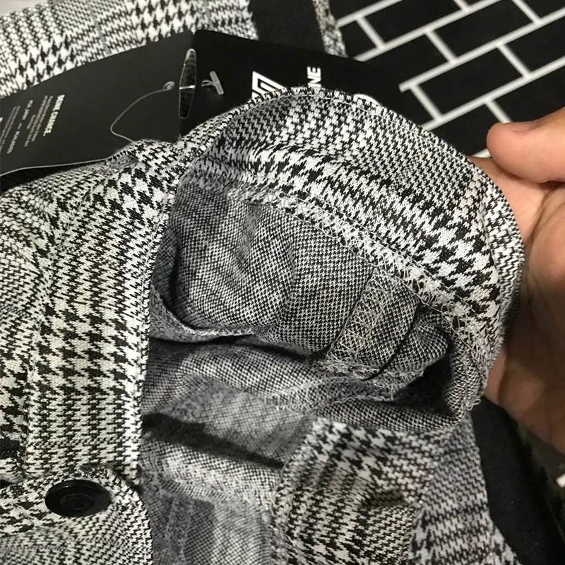 Casual Mens Chinos Cotton Slim Fit Men Pants Trousers Skinny Chinos Pants Grey Ankle Length Streetwear Plaid Side Stripe Pants