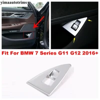 matte abs interior rear trunk switch button decoration cover trim accessories for bmw 7 series g11 g12 2016 2017 2018 2019 2020