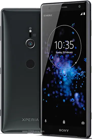 Черный Sony Xperia XZ2, четыре ядра, 5,7 дюймов RAM, 4 Гб rom, 64 ГБ, камера 19 МП, разблокированный мобильный телефон с одной sim-картой, LTE, Android, мобильный телефон - Цвет: Черный