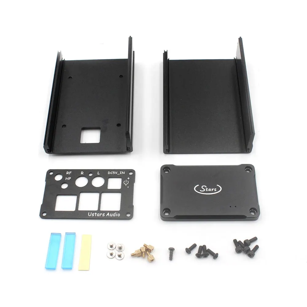 R38 ES9038 Q2M цифрового вещания сетевой плеер Raspberry Pi DAC I2S 384K DSD 128 с металлический чехол