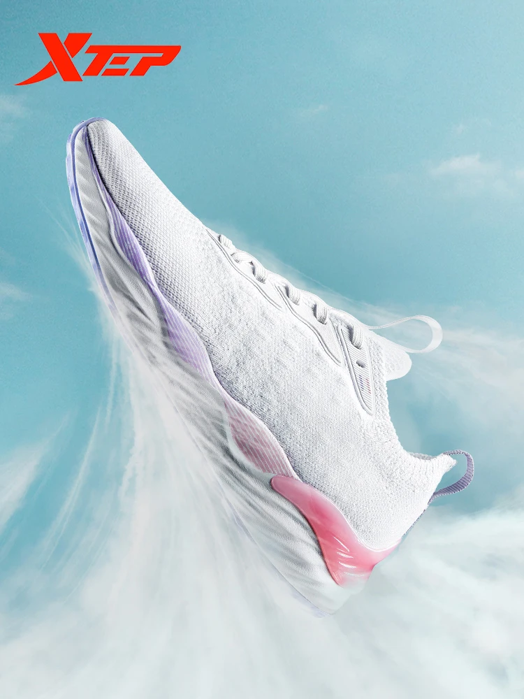 

Xtep Clound Women Running Shoes Female Light Breathable Sneakers Sports Walking Athletic Mesh Sneaker Shoes 981318110772