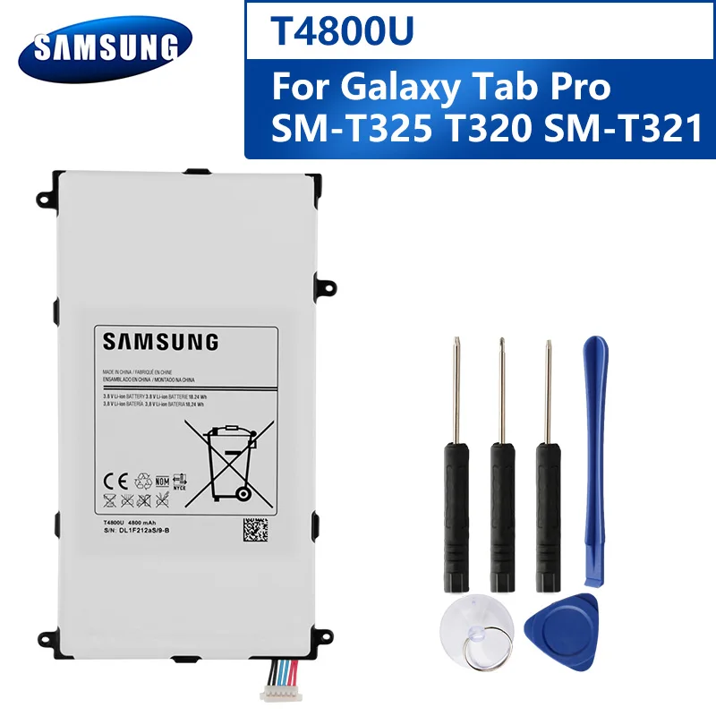 Оригинальный аккумулятор Samsung T4800E для планшета Galaxy Tab Pro 8 4 дюйма SM-T321 T325 T320 T4800C T4800K
