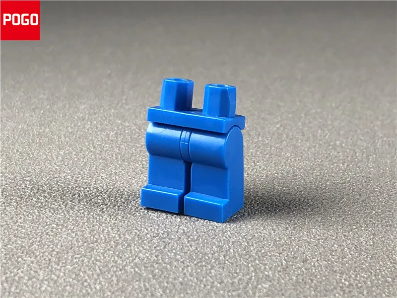 10 шт./лот кубики Moc hips модель фигурки Красочные Брюки DIY Развивающие строительные блоки мини куклы игрушки для детей Подарки - Цвет: blue Trousers