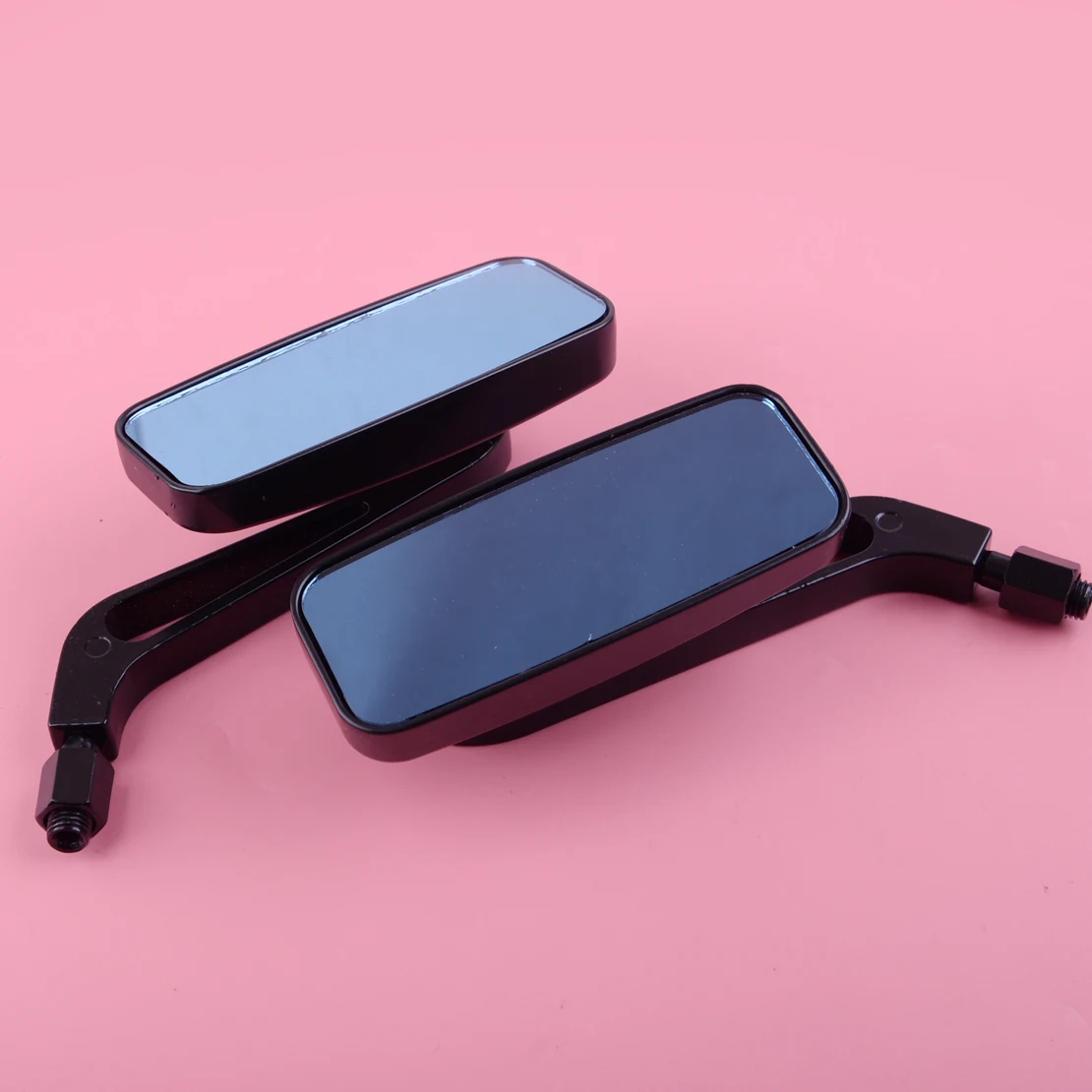 

DWCX 2 шт. внутренний корпус голубое стекло левое и правое Y Стиль Мотоцикл прямоугольник заднего вида боковые зеркала аксессуары