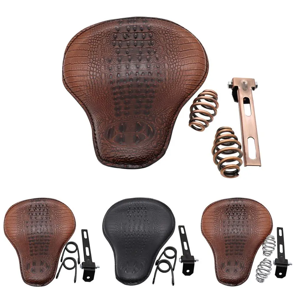 GOOFIT мотоцикл соло сиденье водителя крокодил комплект Замена для Harley Спортстер