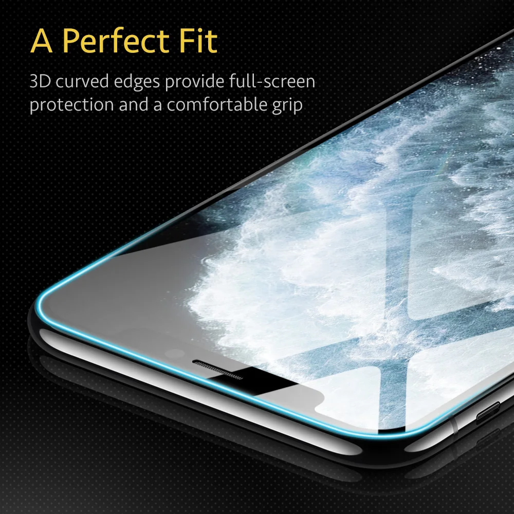 Закаленное стекло ESR для iPhone 12 Pro Max Защита экрана 11 прозрачное X XR XS 2 шт. | Мобильные