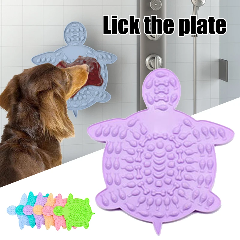 Silicone Pet Lick Mat Feeders with Sunction Cup Dog Slow Food Eating Trainer Washing Distraction Device Supplies Product | Дом и сад
