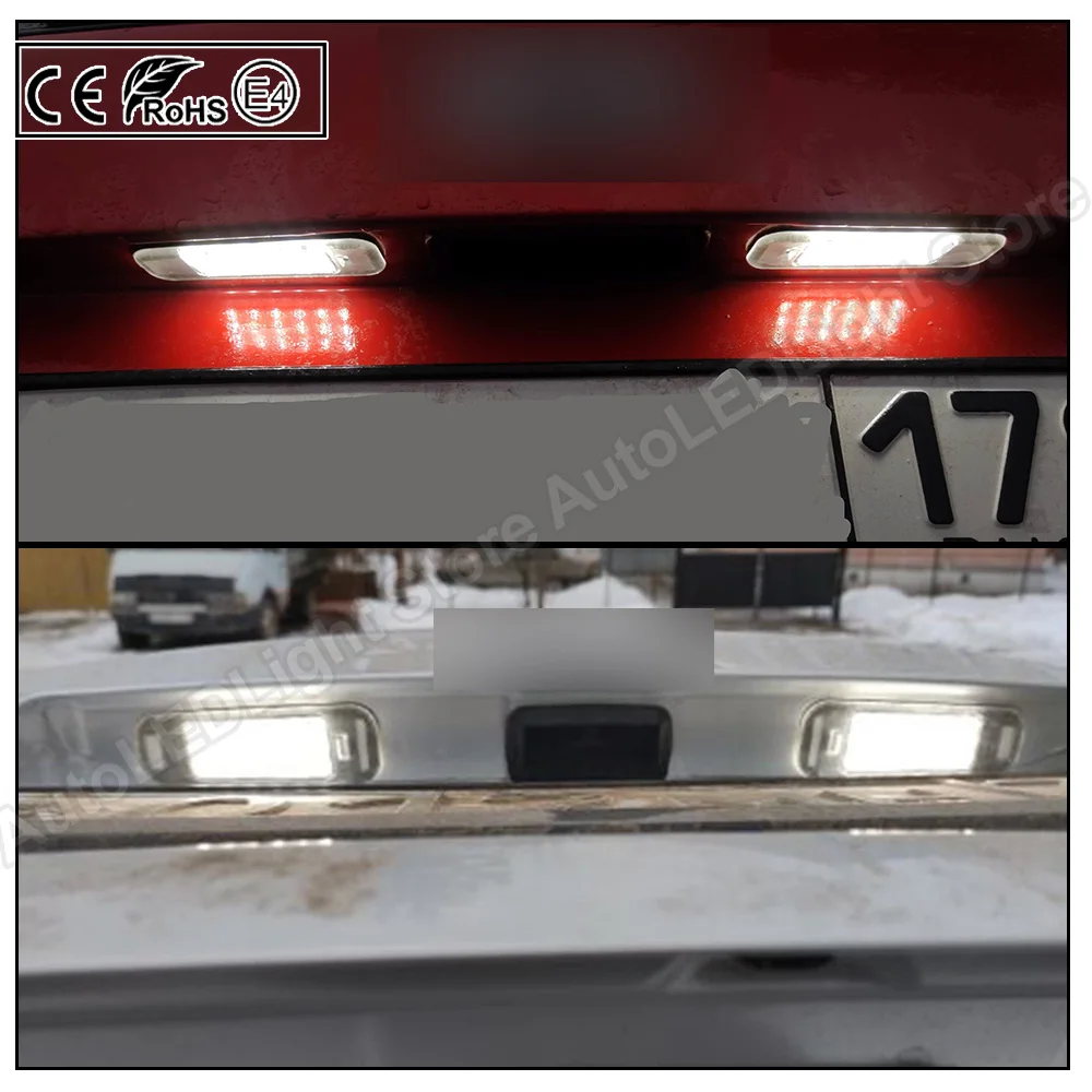 Светодиодная лампа для номерного знака Kia Rio 2005 2006 2007 2008 2009 2010 2011 - с белым