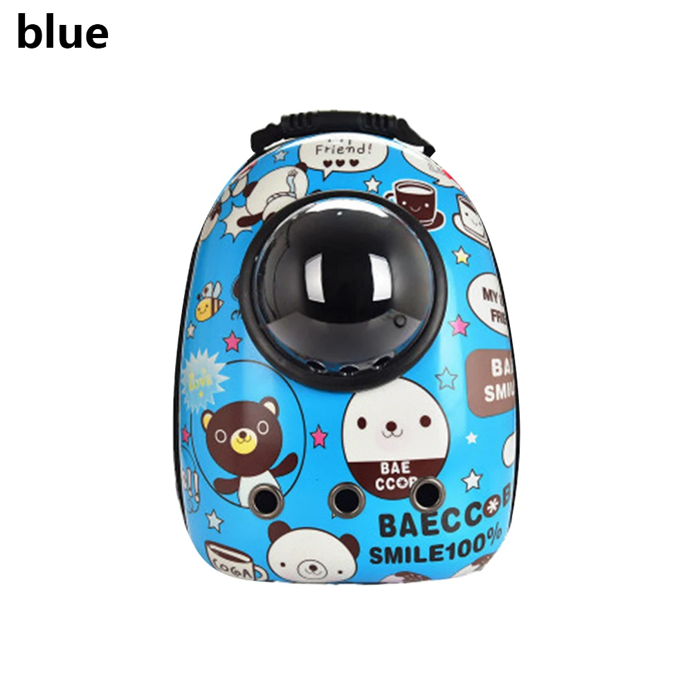 Pet Dog Cat Bag Travel Carrier Double Shoulder Space Capsule Carrying Backpack For Small Handbag | Дом и сад