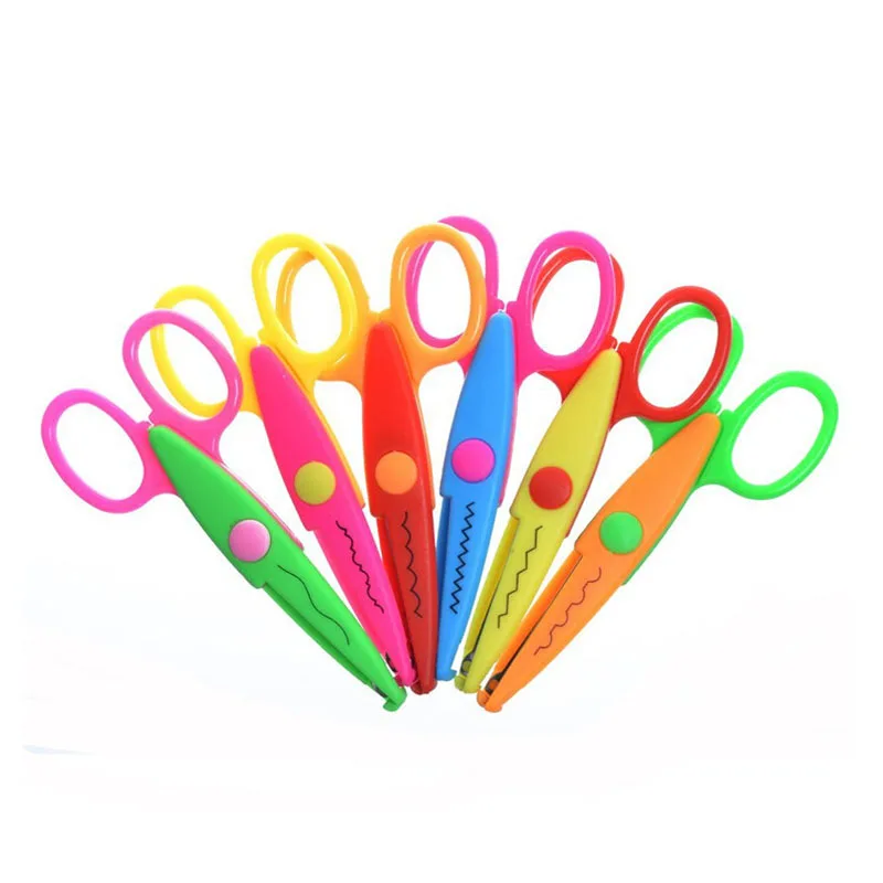 

1PCS Creative Scrapbook Photo DIY Laciness Zig Zag Scissor Diary Handmade Pinking Shear Craft Cut Handicraft Album School Paper