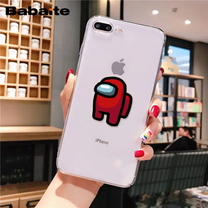 

Among Us Painted Phone Case for iPhone 8 7 6 6S plus X xr Xs Max 5 5s 11 pro max Cover Conque Coque Shell