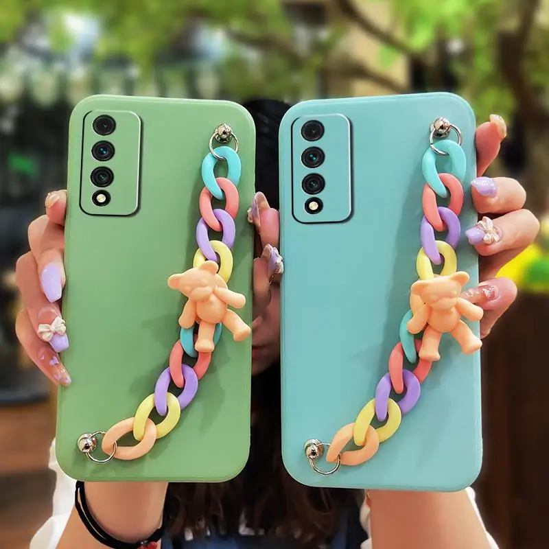 Приятный на ощупь силиконовый чехол для телефона Huawei Nzone S7 Pro 5G/Honor Paly5T | Мобильные