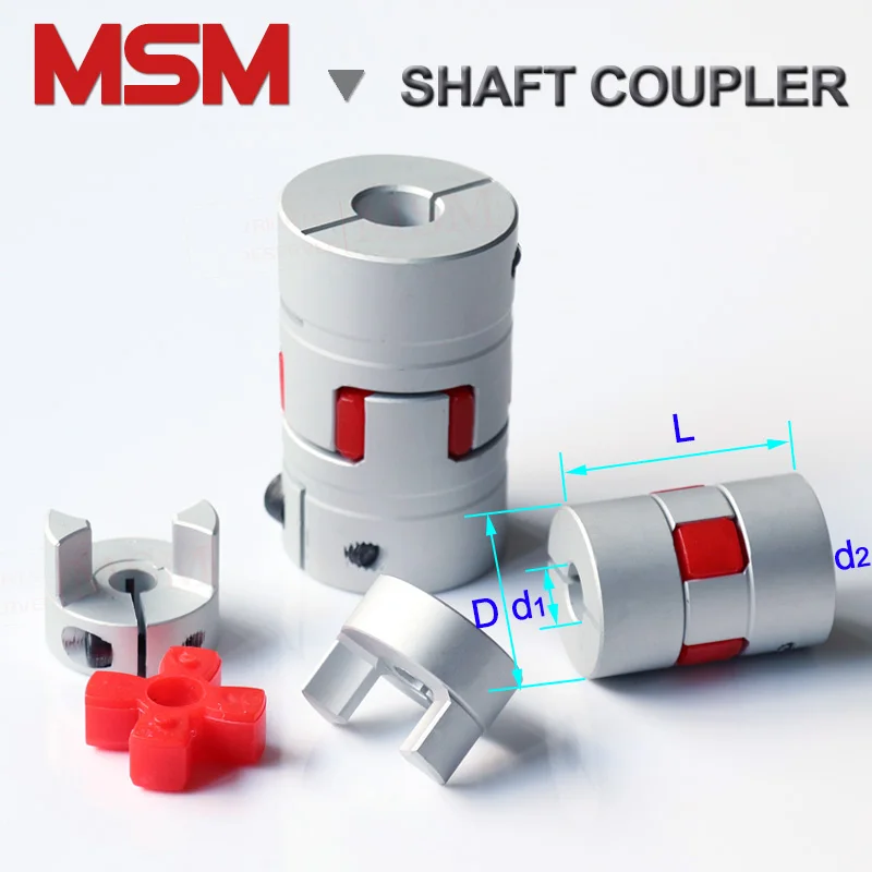 Муфты для вала MSM муфты двигателя гибкие паука D20L30 D25L30 D25L35 D30L35 D30L42|Приводные