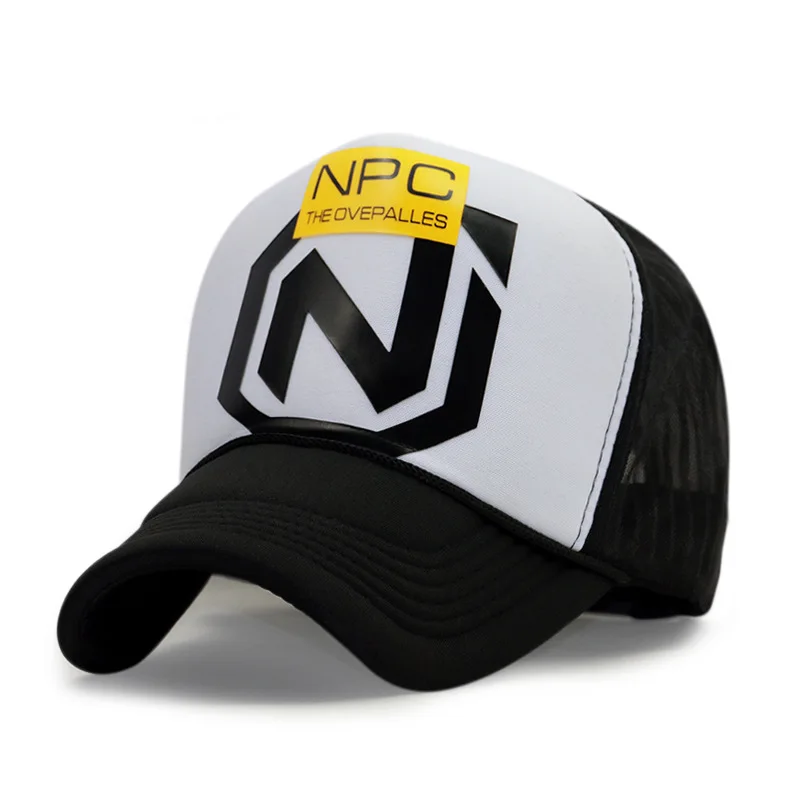 Wholesale Adult Trucker Cap Men And Women Hiphop Punk Rock Snapback Hats Male Summer Sunshade Mesh Baseball Hat 60 Colors