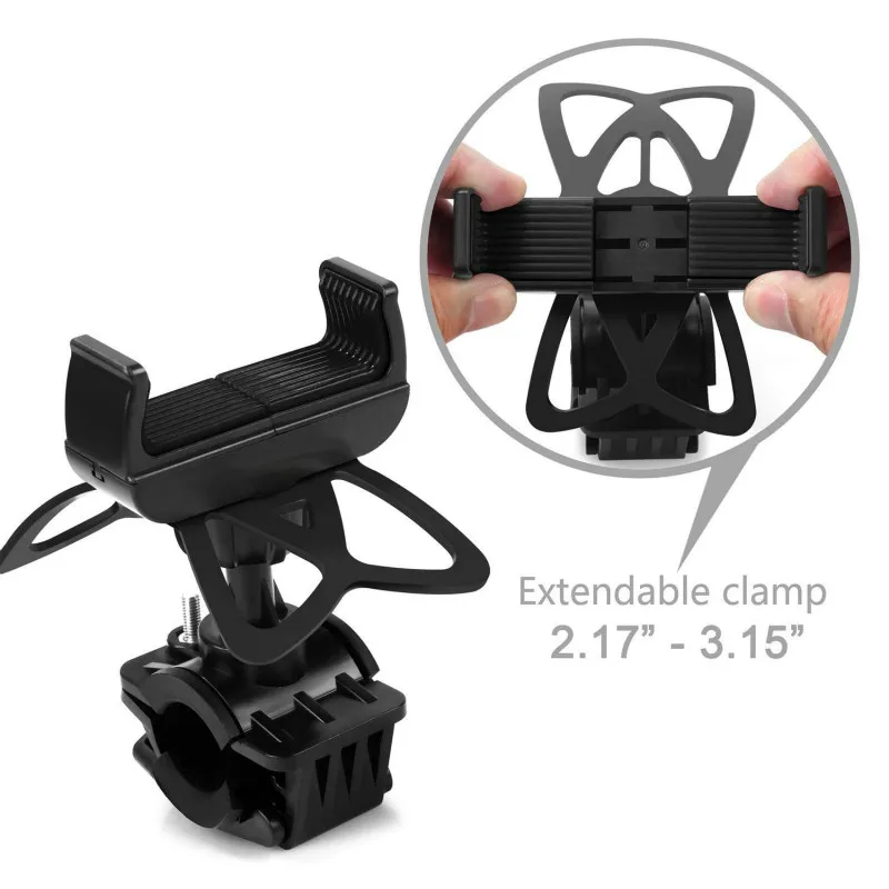 Universal Premium Bike Phone Mount for Motorcycle - Handlebars Fits iPhone 11 X XR 8 Plus Galaxy S10 S9 S8 | Мобильные телефоны и
