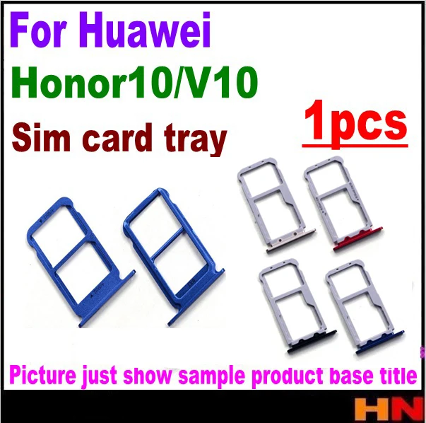 1 шт. оригинал для Huawei Honor 10 V10 держатель чтения сим карт запасная часть