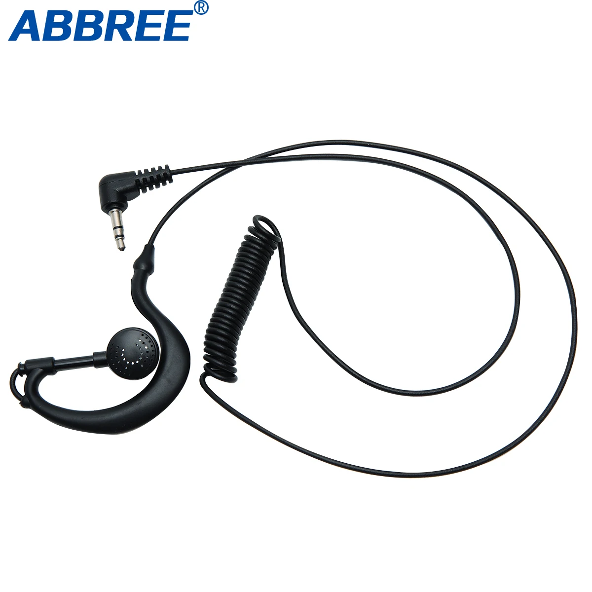 G-образный ABBREE 3 5 мм 1-контактный разъем наушники-вкладыши с трубкой для наушников