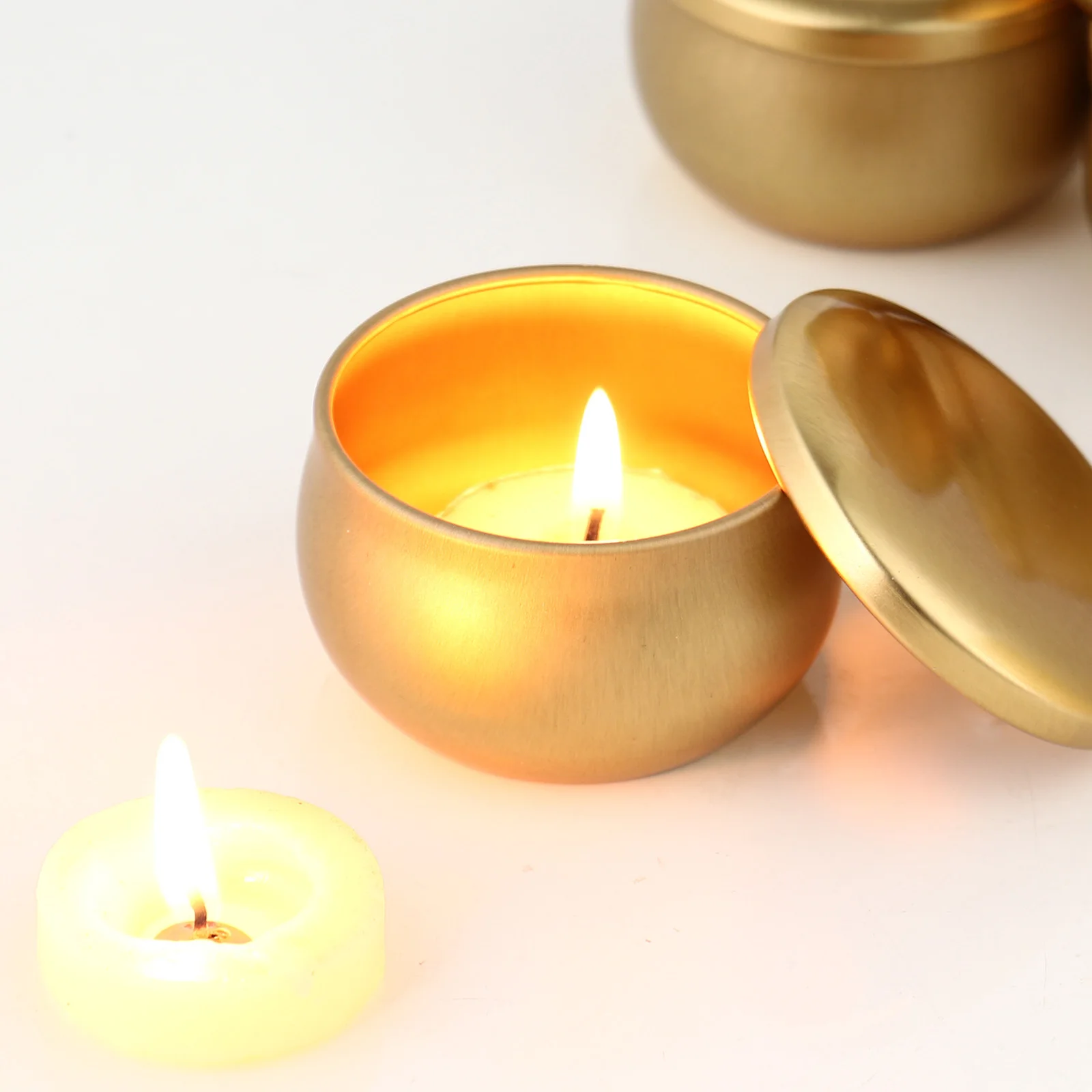 Банки-барабаны с крышками 4 жестяные банки для самостоятельного изготовления