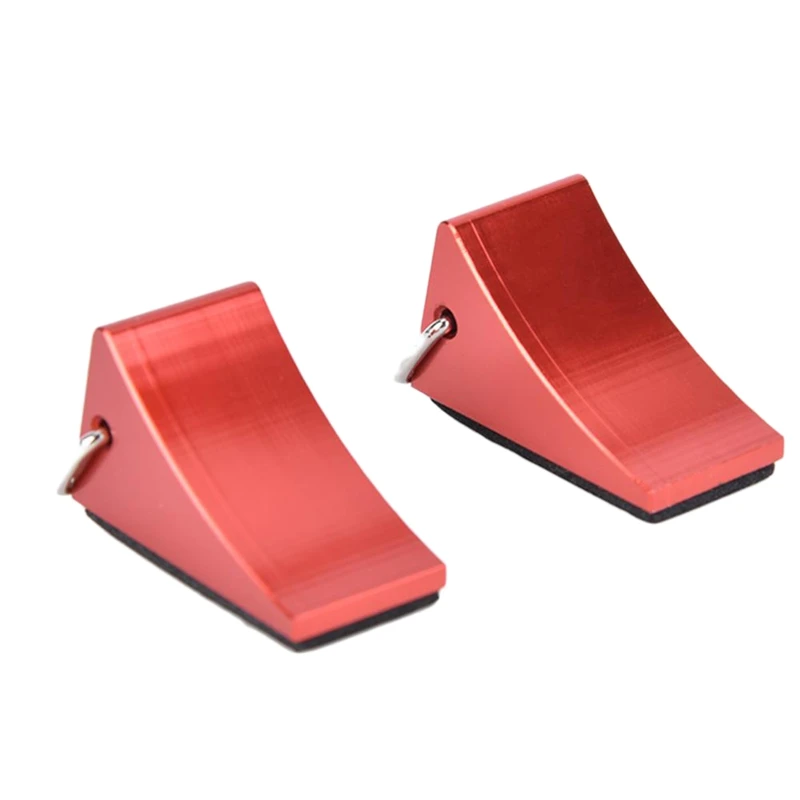 2 шт. алюминиевый сплав шина колеса Chock стоп для RC багги грузовика гусеничного