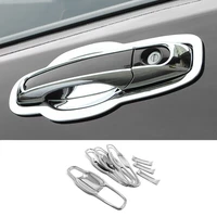 for jeep grand cherokee 2014 2015 2016 2017 accessories abs chrome car door protector handle bowl cover trim auto exterior 8pcs