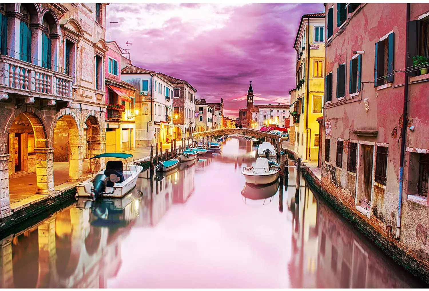 

Jigsaw Puzzles for Adults 1000 Piece, Jigsaw Puzzles as Educational Games, Family Entertainment Home Decoration (Idyllic Venice)