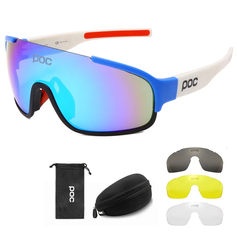 

outdoorcycling sports glasses set with four lenses cycling glasses sport sunglasses cycling Men's sunglasses gafas de sol hombre